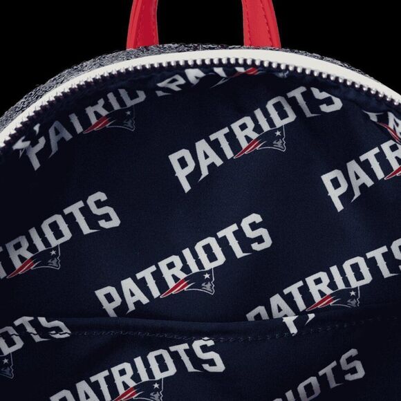 LOUNGEFLY NFL NEW ENGLAND PATRIOTS SEQUIN MINI BACKPACK NWT - Picture 6 of 6